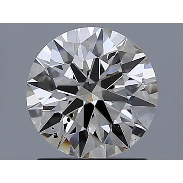 1.11 ct Round K · Faint Brown natural diamond