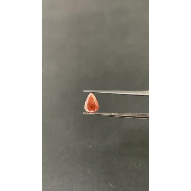 1.23 ct Pear Fancy Brown natural diamond