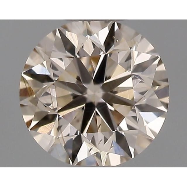 0.30 ct Round N · Very Light Brown natural diamond