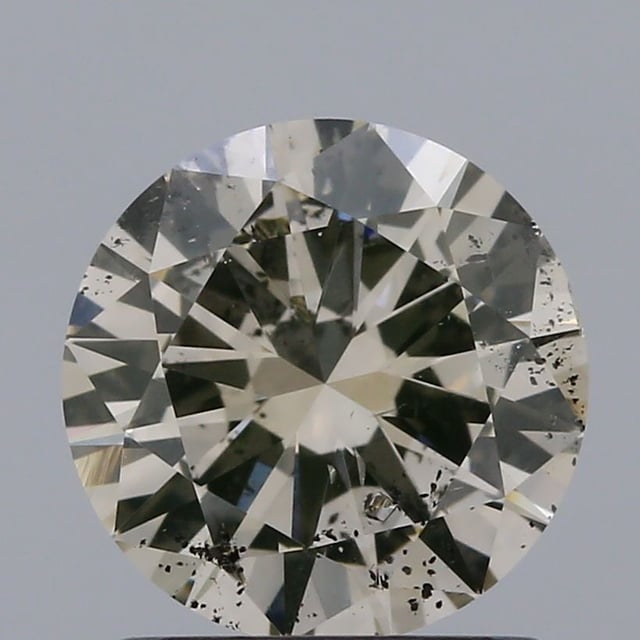 1.17 ct Round M · Faint Brown natural diamond