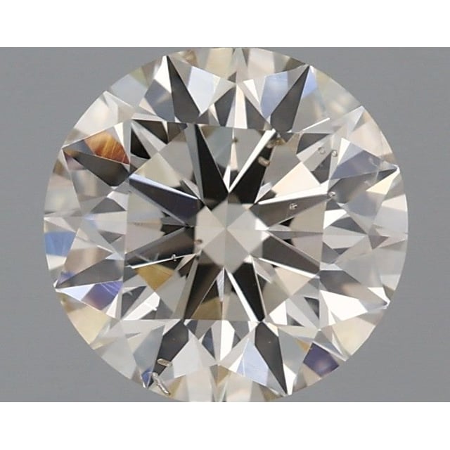 0.90 ct Round N · Very Light Brown natural diamond