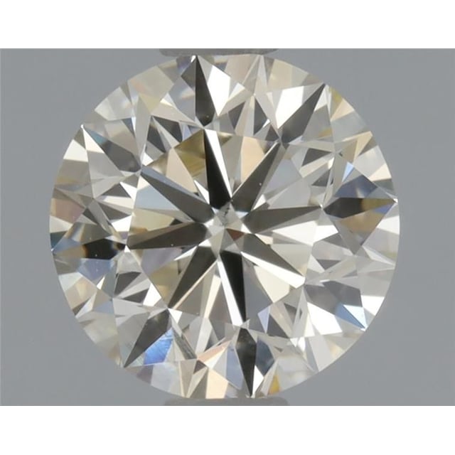 0.70 ct Round N · Very Light Brown natural diamond