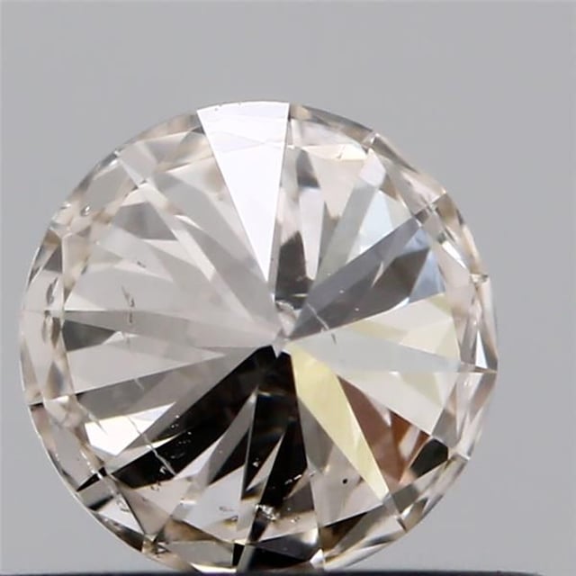 0.40 ct Round N · Very Light Brown natural diamond