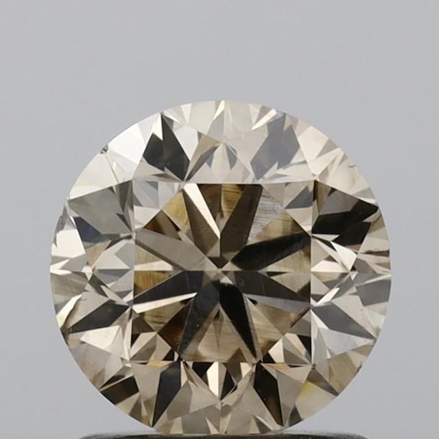 1.10 ct Round Fancy Light Brown natural diamond