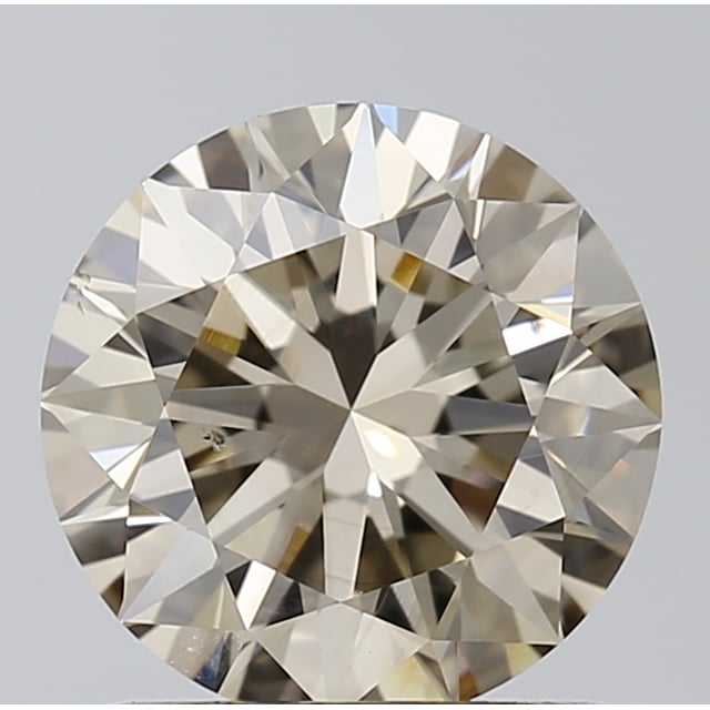 1.00 ct Round U · Light Brown natural diamond