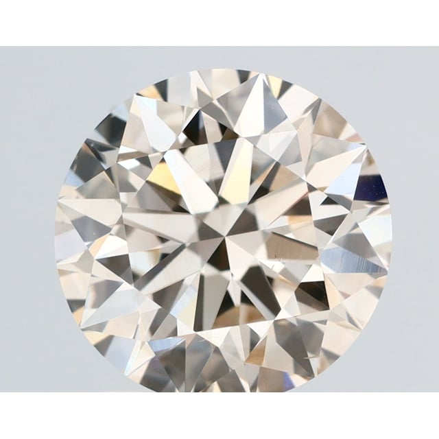 2.20 ct Round N · Very Light Brown natural diamond