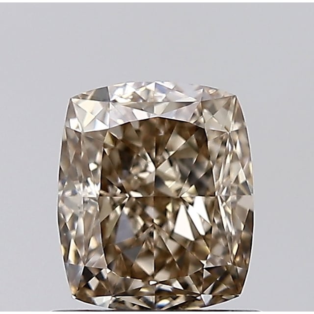 1.20 ct Cushion Fancy Yellowish Brown natural diamond