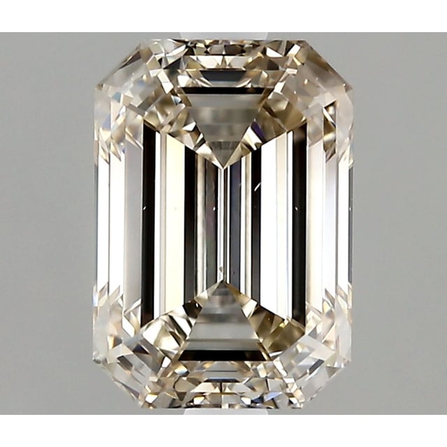 1.71 ct Emerald N · Very Light Brown natural diamond