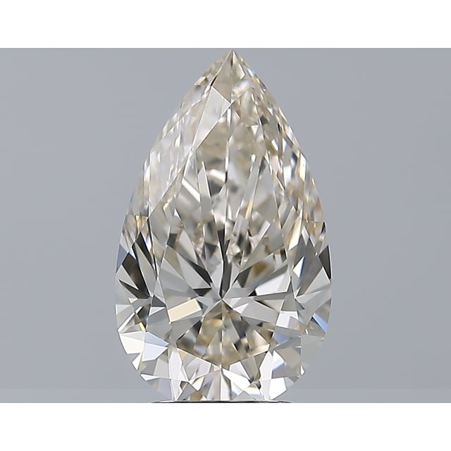 3.01 ct Pear L · Faint Brown natural diamond