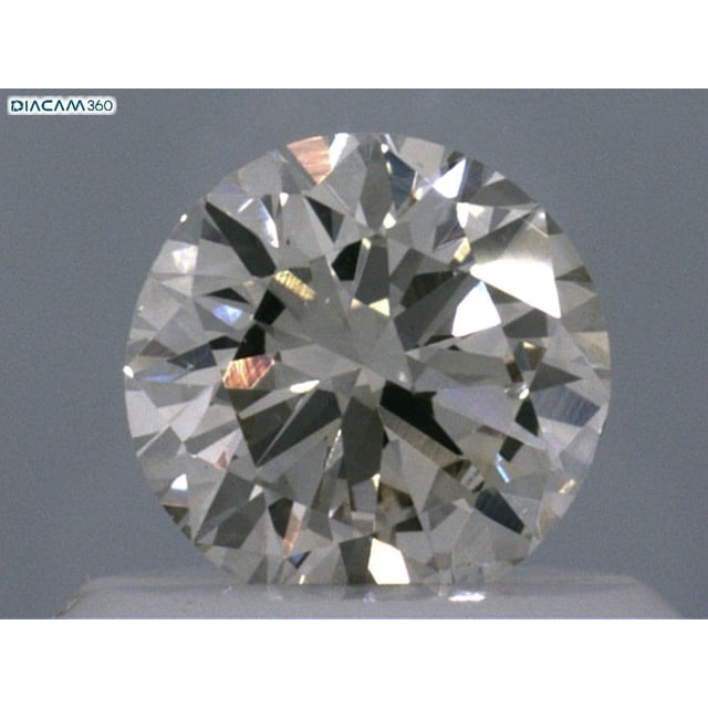 0.49 ct Round N · Very Light Brown natural diamond
