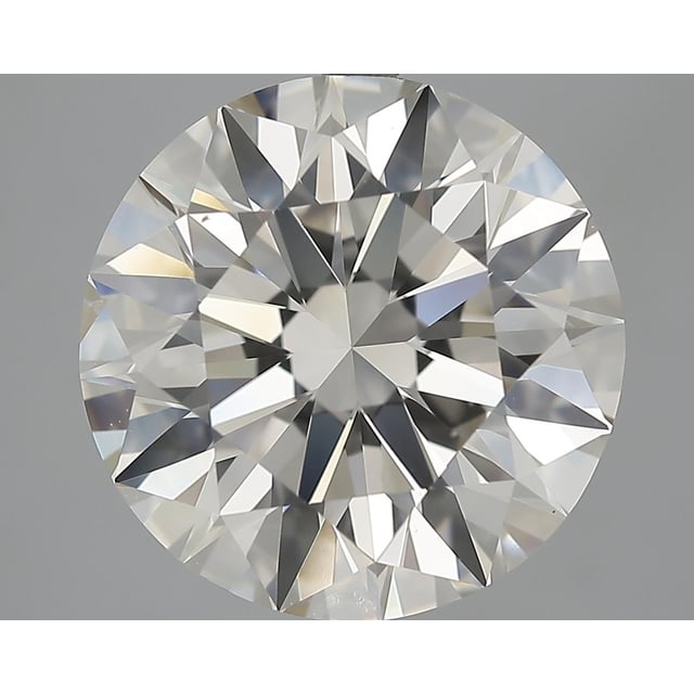 7.83 ct Round L · Faint Brown natural diamond