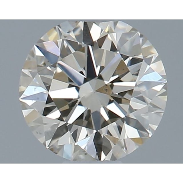 0.33 ct Round N · Very Light Brown natural diamond