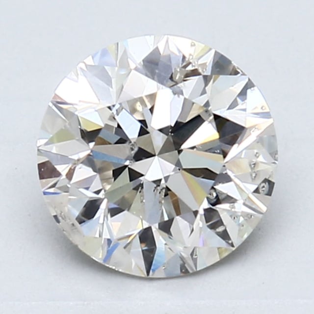 1.71 ct Round K · Faint Brown natural diamond
