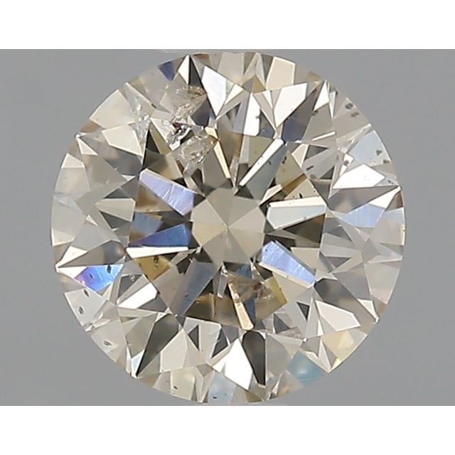 1.01 ct Round N · Very Light Brown natural diamond