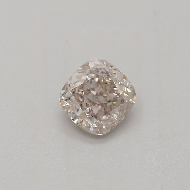0.55 ct Cushion N · Very Light Brown natural diamond