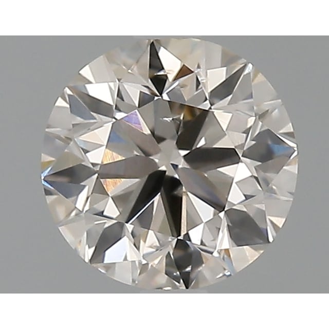 1.00 ct Round N · Very Light Brown natural diamond