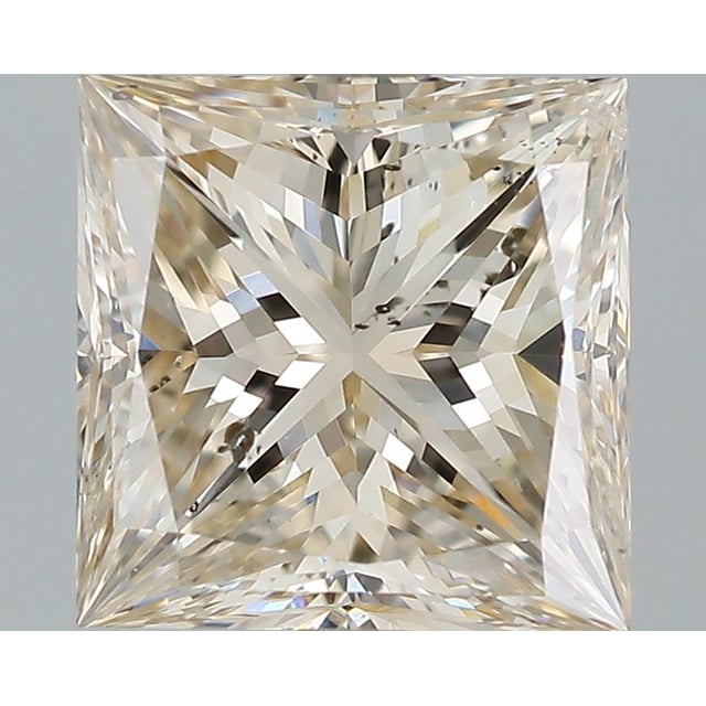 1.51 ct Princess N · Very Light Brown natural diamond