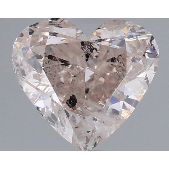 1.50 ct Heart Fancy Light Pinkish Brown natural diamond