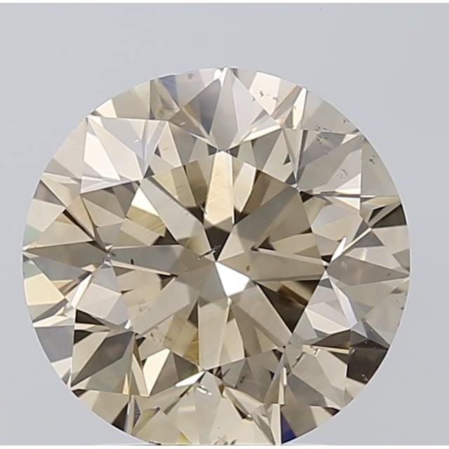 2.00 ct Round W · Light Brown natural diamond