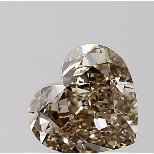 1.01 ct Heart Fancy Brown natural diamond
