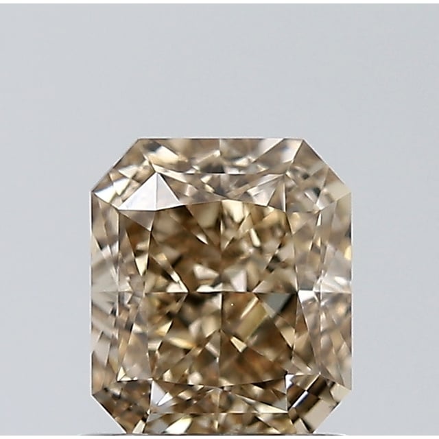 1.06 ct Radiant Fancy Yellowish Brown natural diamond