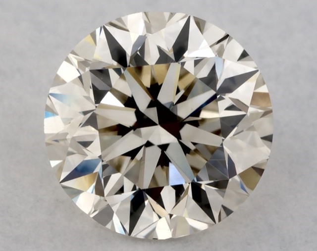 0.90 ct Round K · Faint Brown natural diamond