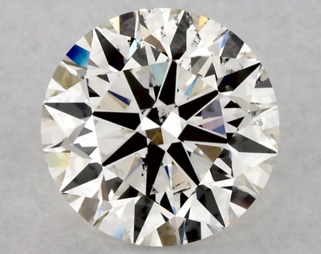 1.71 ct Round K · Faint Brown natural diamond