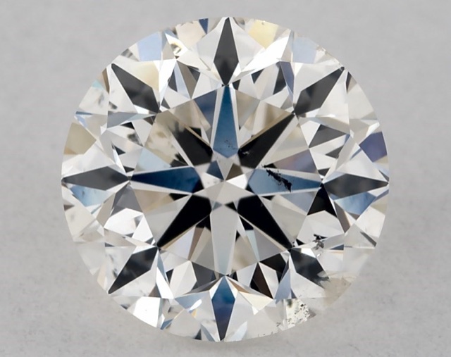 1.01 ct Round K · Faint Brown natural diamond