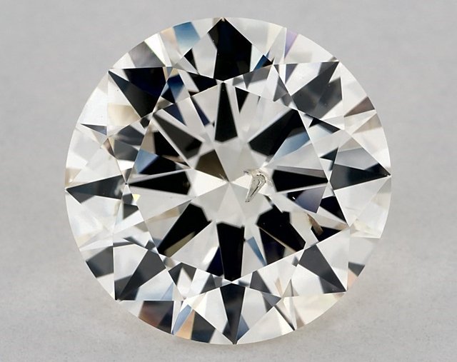 3.00 ct Round K · Faint Brown natural diamond