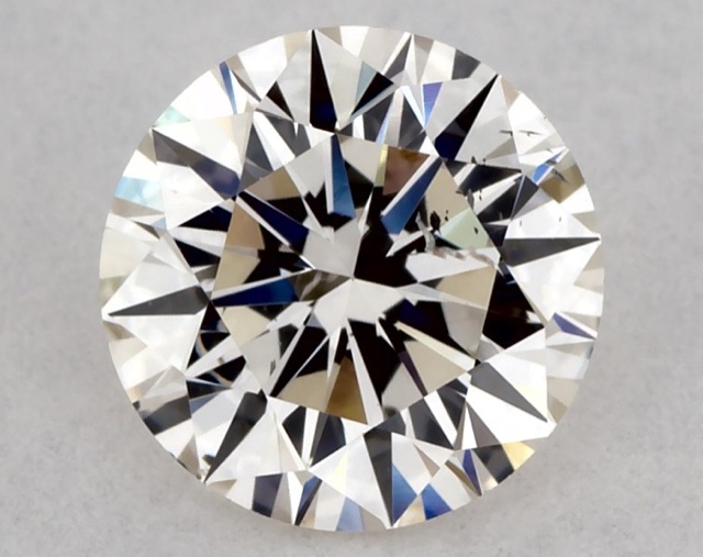 0.76 ct Round K · Faint Brown natural diamond