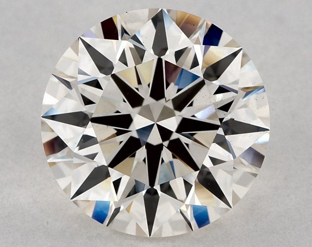 3.18 ct round champagne diamond, GIA K · Faint Brown
