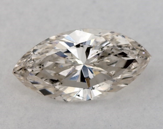 0.56 ct Marquise K · Faint Brown natural diamond