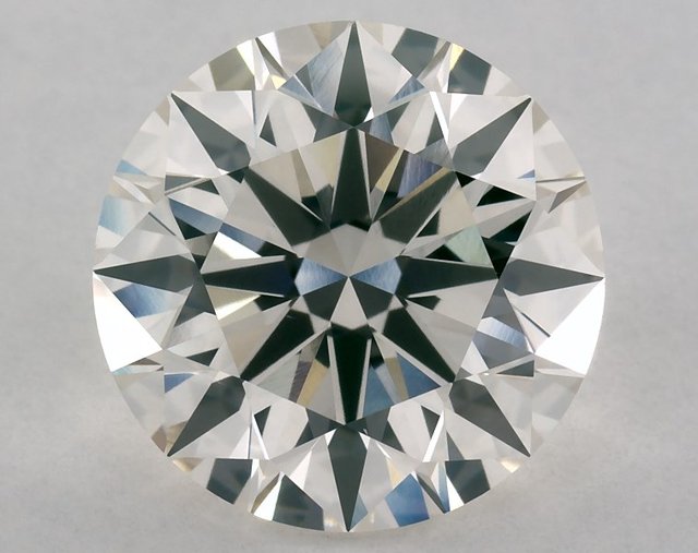 5.03 ct Round K · Faint Brown natural diamond
