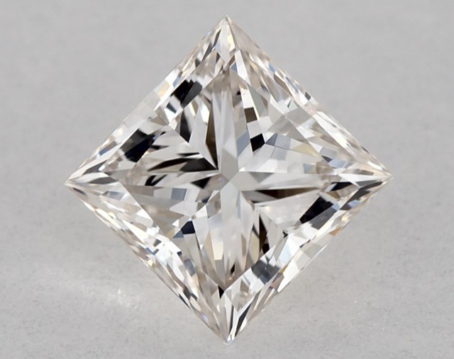 0.59 ct Princess K · Faint Brown natural diamond