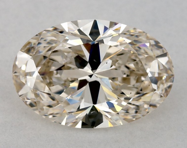 2.50 ct Oval K · Faint Brown natural diamond