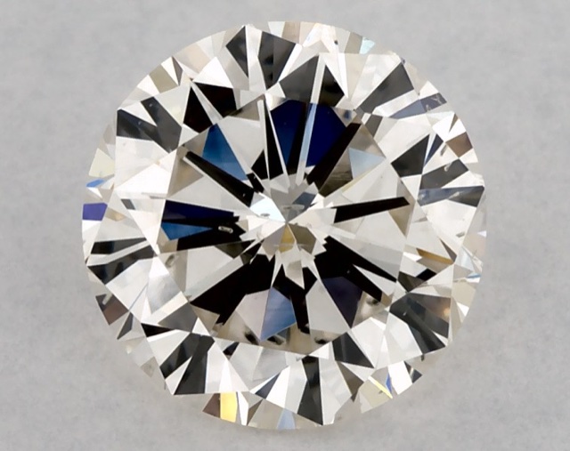 1.11 ct Round K · Faint Brown natural diamond