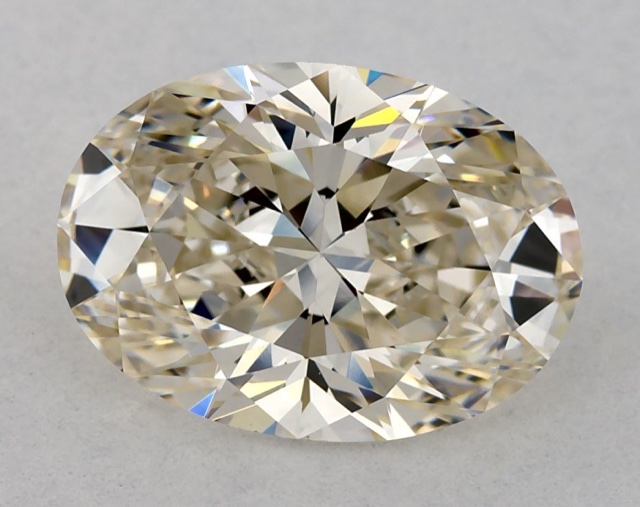 2.20 ct Oval K · Faint Brown natural diamond