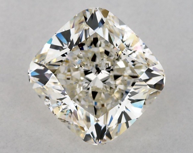 2.25 ct Cushion K · Faint Brown natural diamond