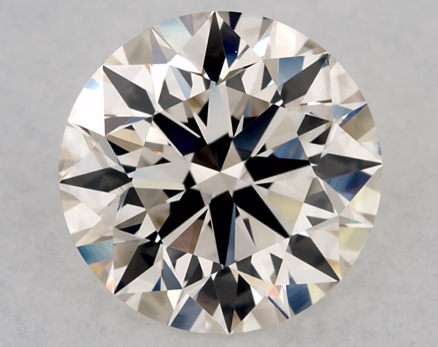 1.32 ct Round K · Faint Brown natural diamond