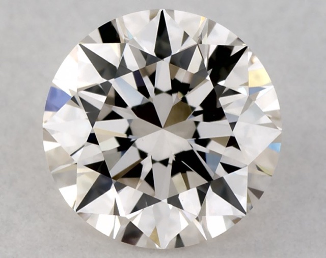 0.60 ct Round K · Faint Brown natural diamond