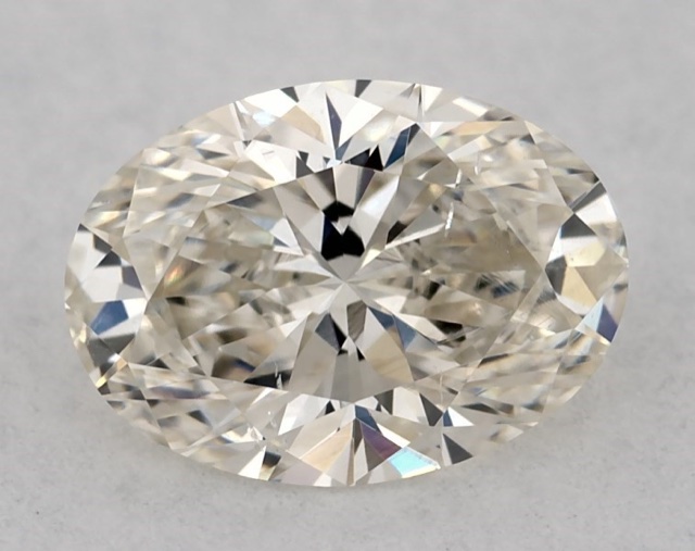 0.57 ct Oval K · Faint Brown natural diamond
