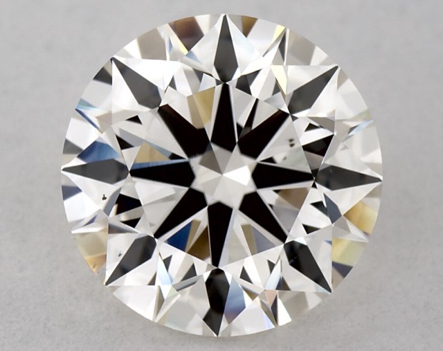 1.83 ct Round K · Faint Brown natural diamond
