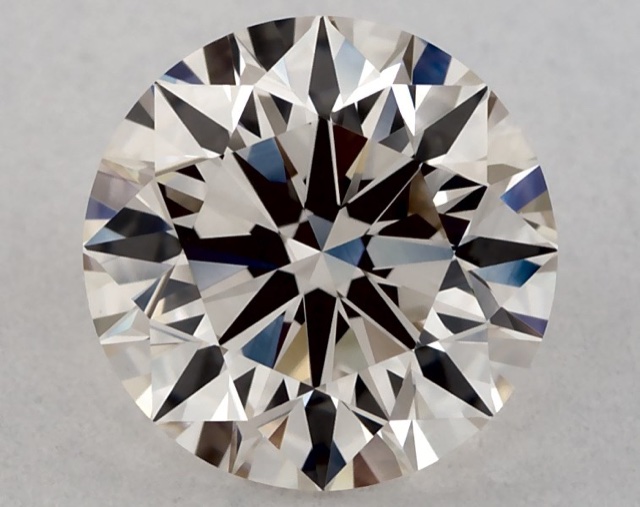 0.90 ct Round K · Faint Brown natural diamond