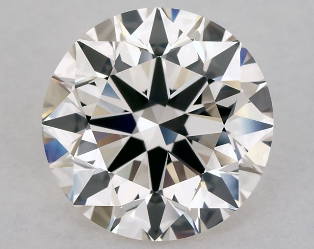 3.03 ct Round K · Faint Brown natural diamond
