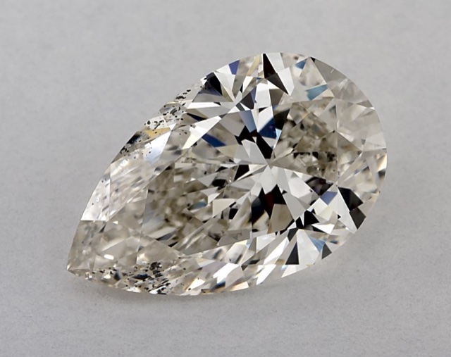 4.02 ct Pear K · Faint Brown natural diamond