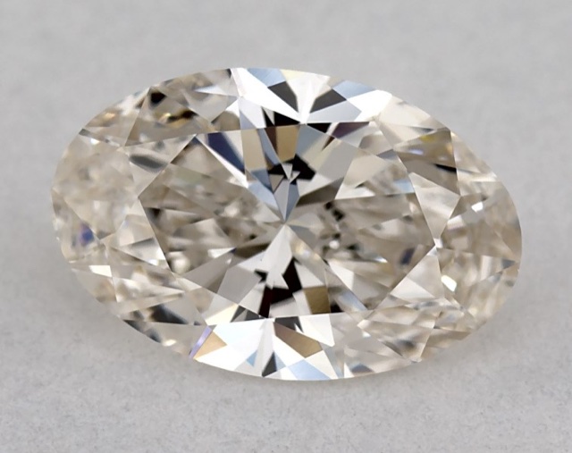0.90 ct Oval K · Faint Brown natural diamond