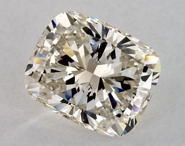 4.21 ct Cushion K · Faint Brown natural diamond