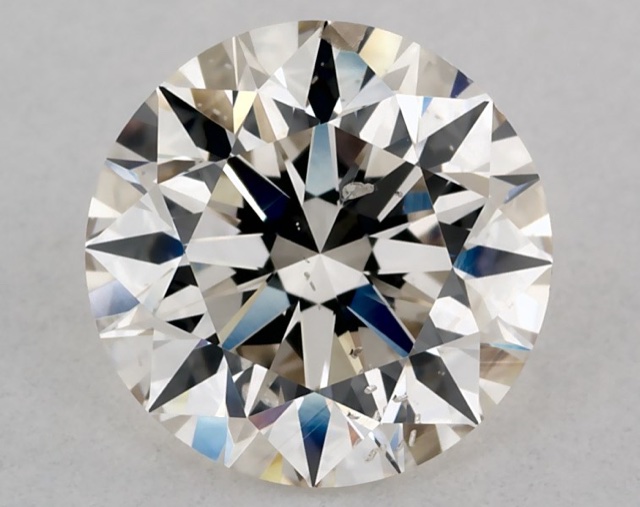 1.50 ct Round K · Faint Brown natural diamond