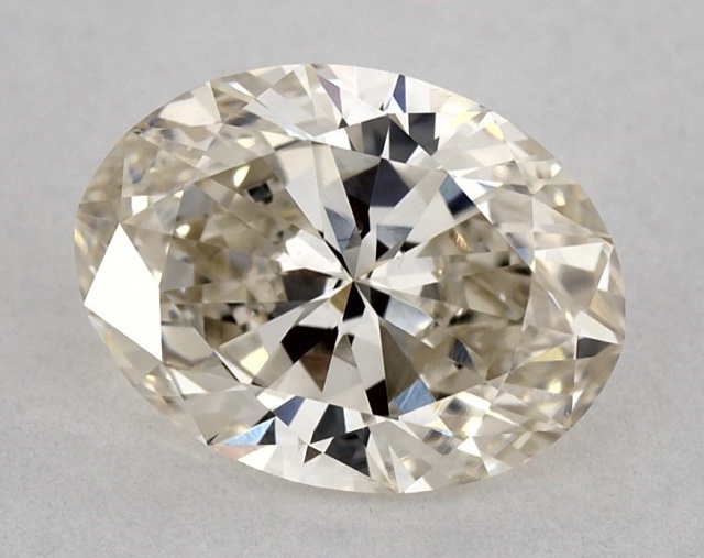 1.50 ct Oval K · Faint Brown natural diamond