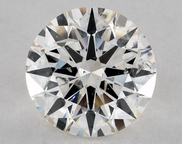 3.05 ct Round K · Faint Brown natural diamond